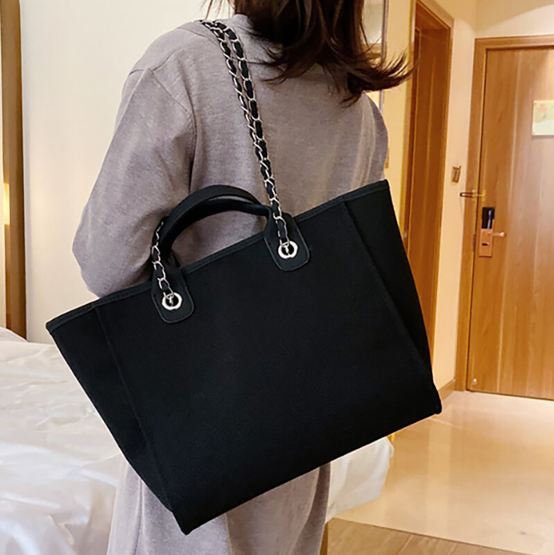 Lona bolsa de ombro crossbody sacos para mulheres designer tendência bolsa mensageiro grande saco luxo mulher portátil capacidade coréia