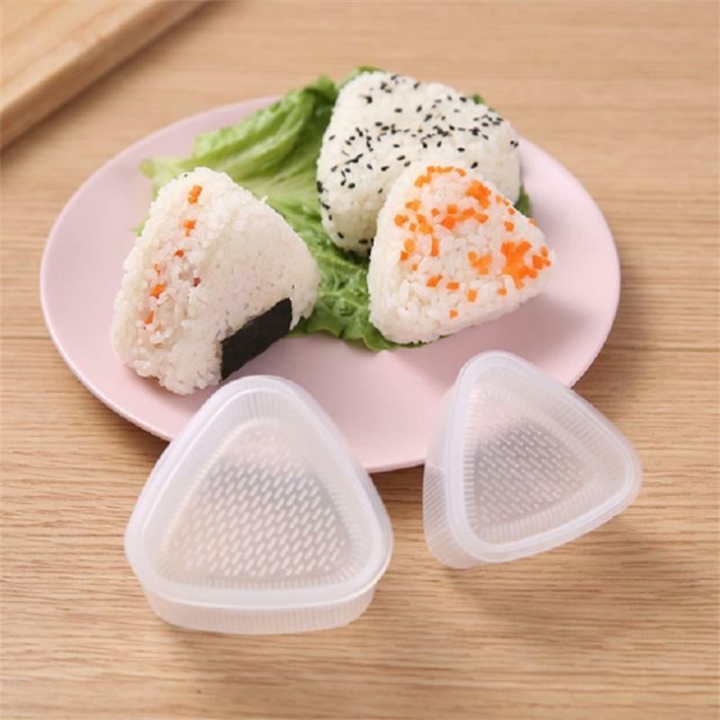 Fabricante de sushi triangular molde de sushi diy molde de sushi onigiri bola de arroz imprensa de alimentos triangular fabricante de sushi molde de sushi kit de cozinha japonesa b
