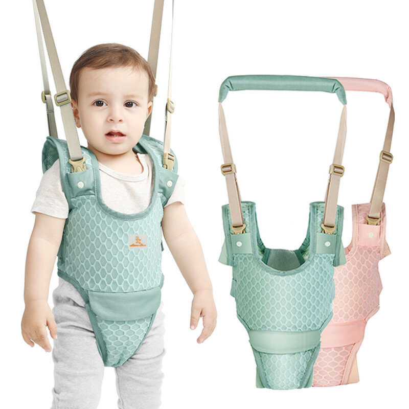 Nuovo 6-36 mesi imbracatura traspirante per girello per neonato assistente per camminare ali per cintura apprendimento per bambini guinzaglio per cinturino da passeggio