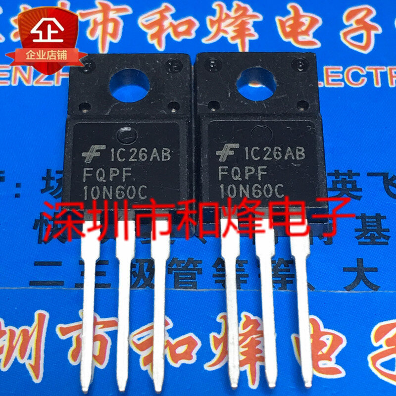 Original 4PCS/ FQPF10N60C  TO-220F 9.5A 600V