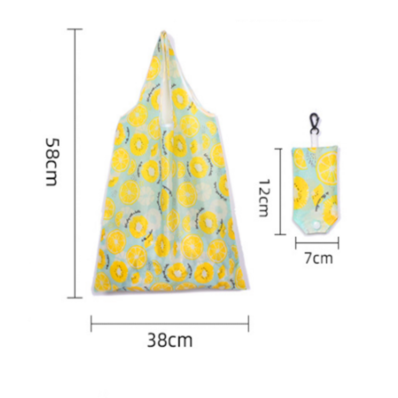 Tasche Platz Einkaufstasche Umweltfreundliche Folding Reusable Tragbare Schulter Handtasche Polyester für Reise Grocery Taschen 18 Stil