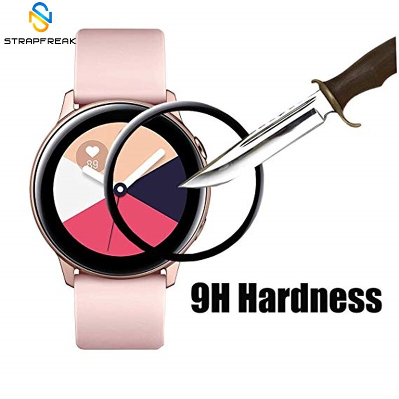 2pcs For Samsung Galaxy Watch Active 1 2 40mm 44mm Soft Full Cover Screen Protector Protective Film Anti Explosion Anti-shatter