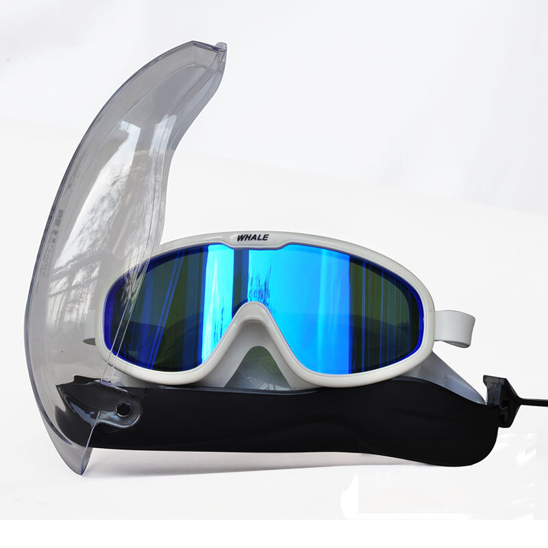 Baleia profissional natação à prova dwaterproof água macio silicone óculos de natação anti-nevoeiro uv masculino feminino óculos de proteção para homem