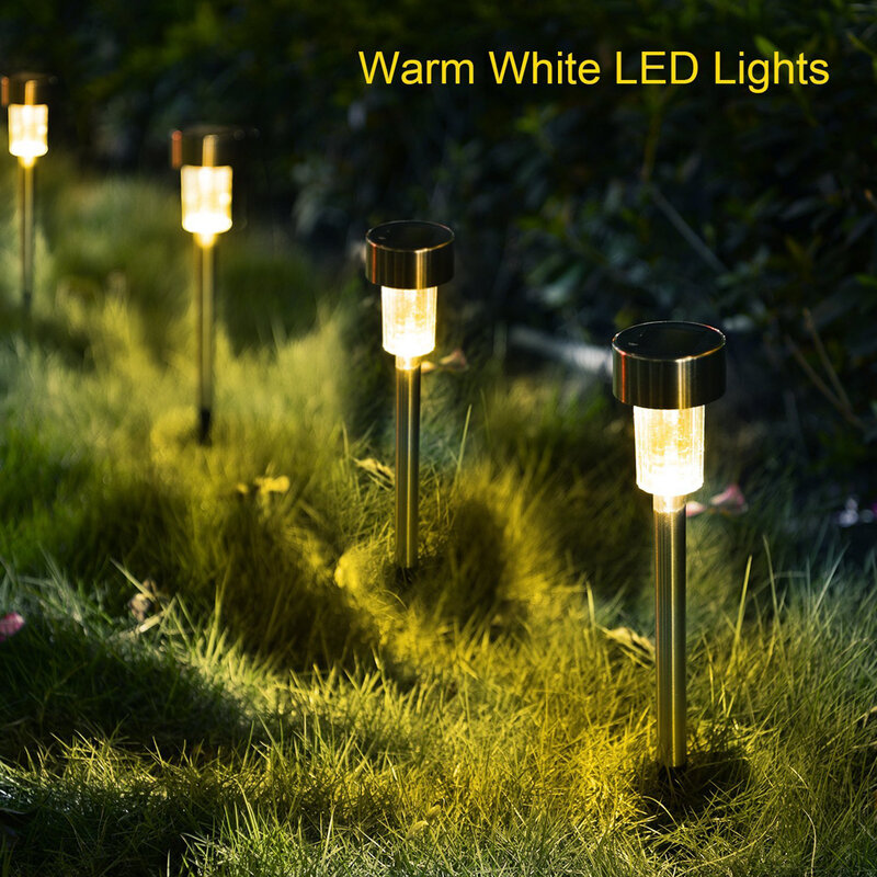 Luces Led solares para exteriores, Luminaria de alumbrado público para decoración de jardín, luces de sendero alimentadas por energía Solar