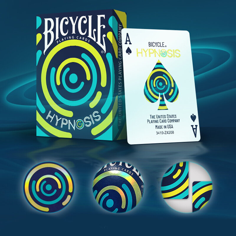 Cartes de jeu Bicycle Hypnosis,cardistrie, poker, tour de magie, magique, édition limité pour magicien, deck, USPCC,