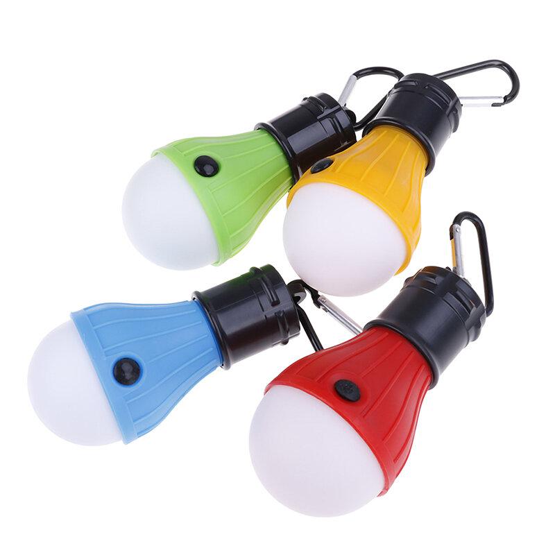 Sos lâmpada mosquetão de emergência, luz com 3 leds para pendurar em tenda, 3 modos de luz de emergência para trilhas, economia de energia