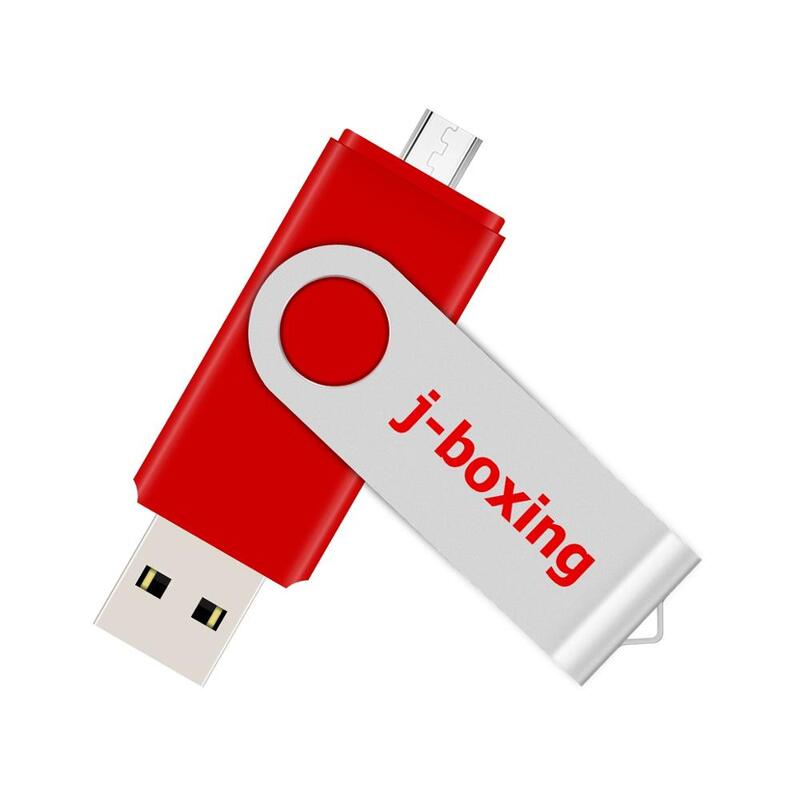 J-boxing-memoria USB OTG, Pendrive de doble puerto, 16gb, Micro USB, para ordenador, Samsung, Huawei y Xiaomi