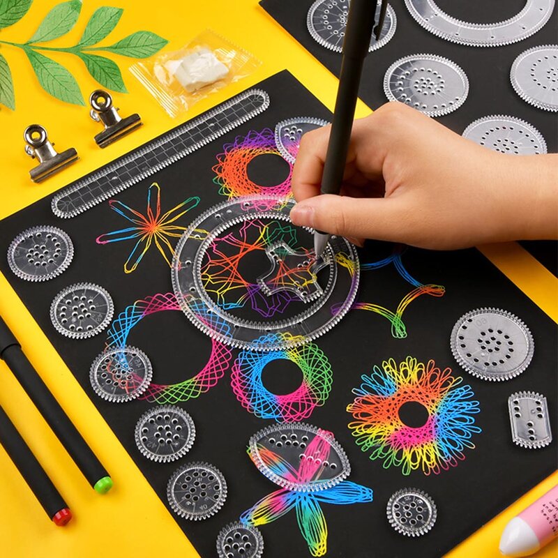 DIY Kreatif Desain Anak Spiral Seni Kerajinan Penciptaan Pendidikan