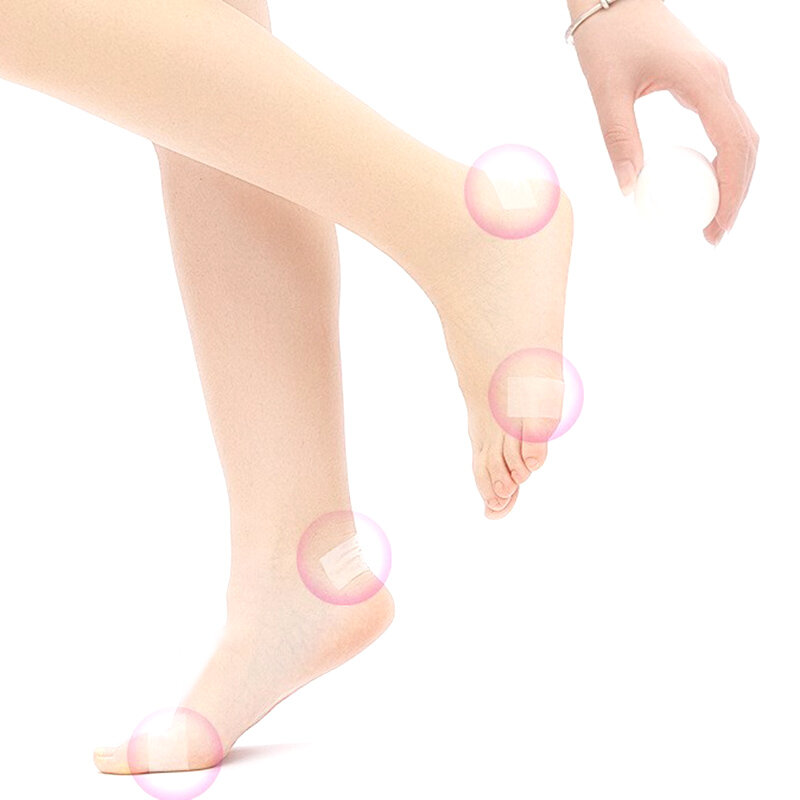 1 Pcs Anti-Wear PE Heel Sticker Tape Heel Patch Waterproof First Aid Blister Pedicure Pad Foot Care, 5M X 1.25CM Per Roll