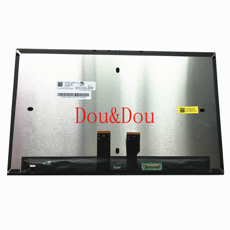 M133NVFD R2 13.3'' FHD Latpop LCD Screen Touch Screen Digitizer Assembly for HP P/N: L62080-ND2