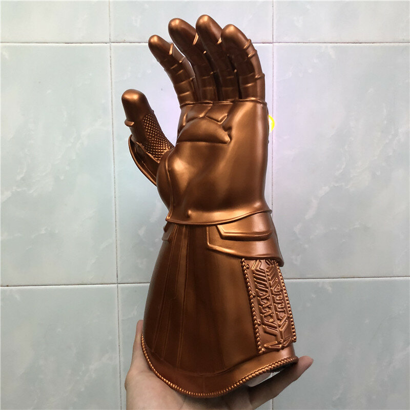 Guanti Cosplay Endgame Realm Led Light Thanos guanti da guanto Halloween regalo per bambini Prop