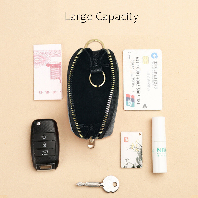 جديد إمرأة جلد طبيعي محفظة نسائية للعملات المعدنية الإناث محافظ حافظة مفاتيح الحقيبة سستة محفظة للعملة حلقة رئيسية بطاقات جيب أكياس