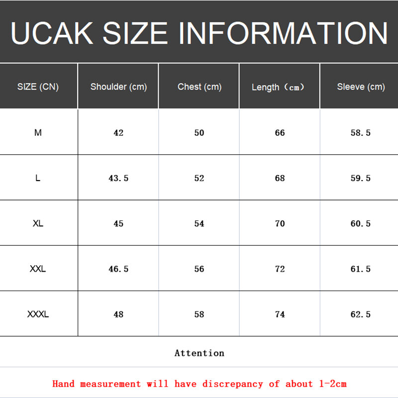 UCAK Brand Casual Sweater Clothing New Arrival Turtleneck Solid Color Streetwear Sweater Pull Homme Autumn Winter Pullover U1327