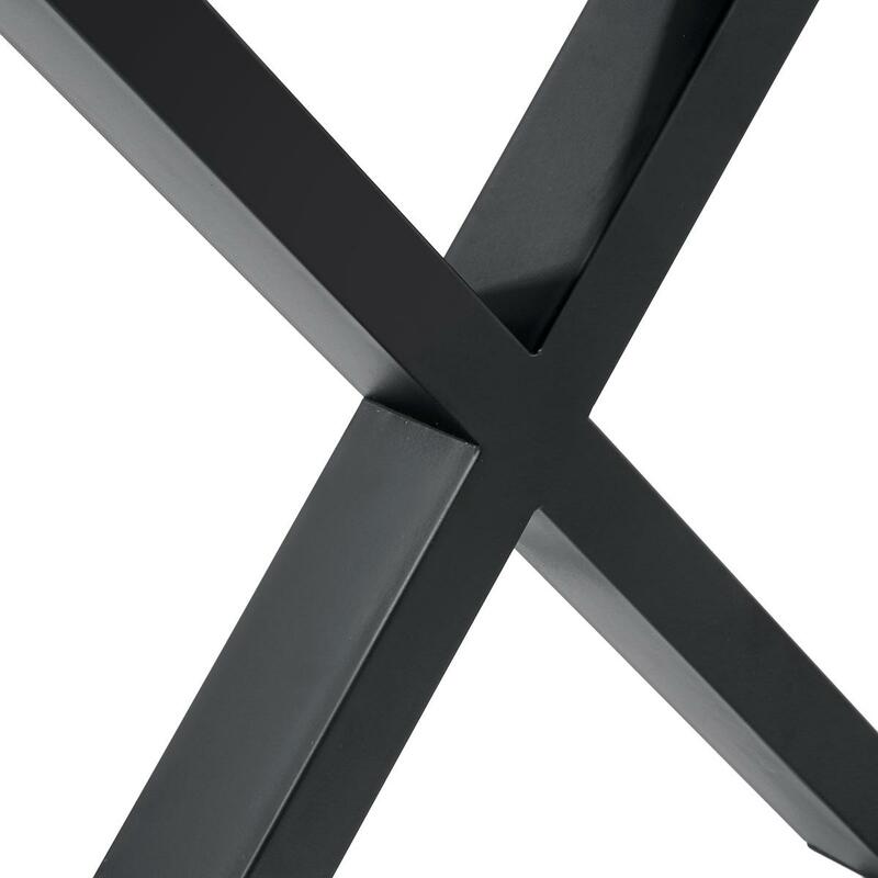 Pernas de mesa em forma de x para móveis, 2 peças, moldura industrial em aço, 40cm, proteção contra arranhões, para mesa