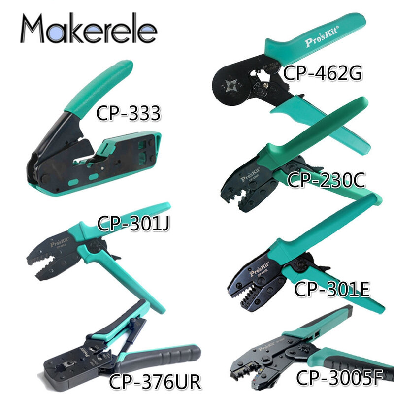 CP Series Multifunctional Straigth Crimper Cable Cutter Automatic Wire Stripper Stainless Steel Ratchet Terminal Crimping Tool