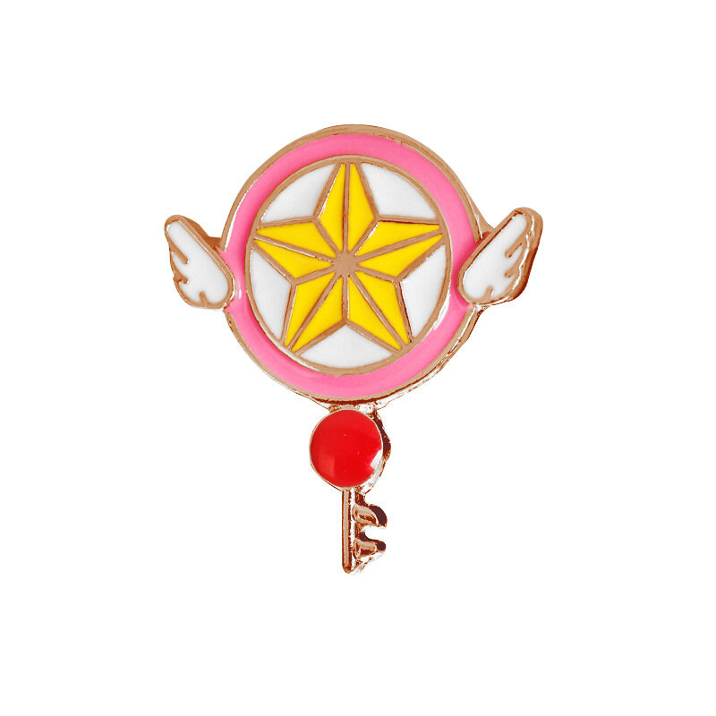 anime Cardcaptor Sakura Brooch Cosplay prop Accessories accessory Jewelry accessories Card captor pin