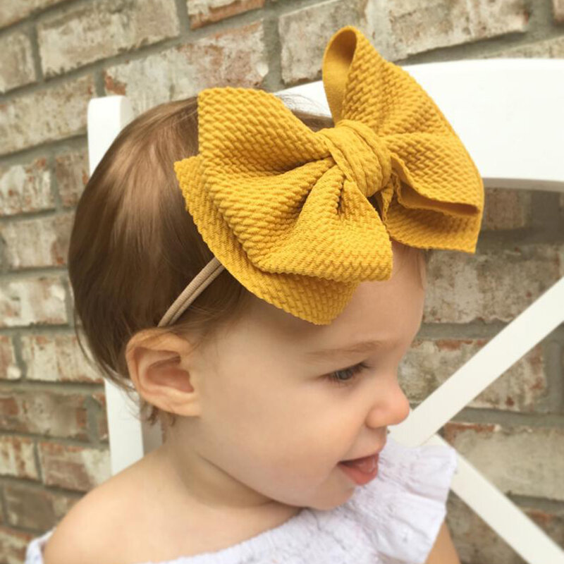 Fashion Floral Stirnband Neugeborenen Baby Elastische Prinzessin Haar Bands Kind Kinder Perle Frische Stil Nette Bogen Headwear Geschenke