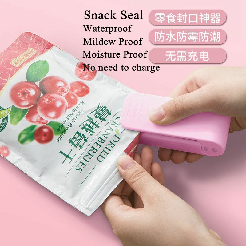 Portable Mini Sealer Wholesale Home Heat Plastic Food Snacks Bag Sealing Machine Saver Packaging Kitchen Storage Clips Sous Vide
