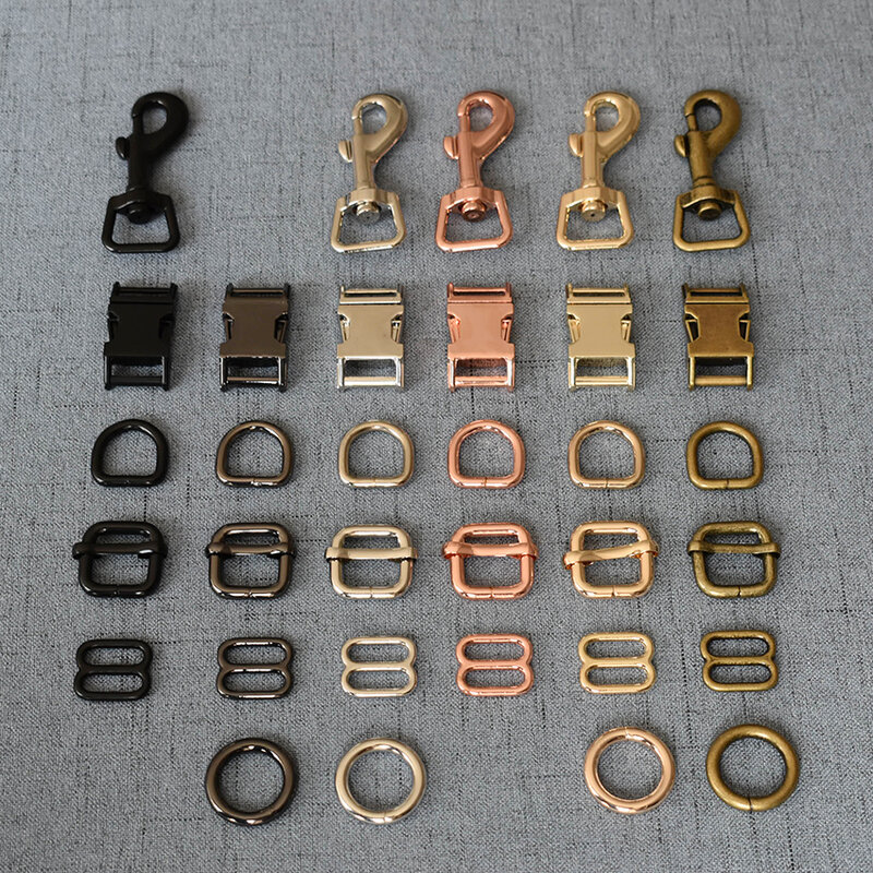1 Pcs/Lot 15mm Metal Safety Strong Clips Lobster Clasp Dog Leash Carabiner Snap Hook DIY Key Chain Bag C151qb