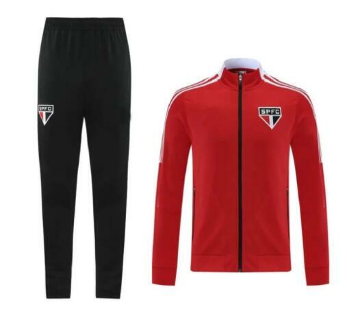 2021 2122 Sao Paulo FC PATO dresy Alves biały czerwony mężczyzna z krótkim rękawem klub piłkarski Polo HERNANES rozgrzewka strój treningowy koszula