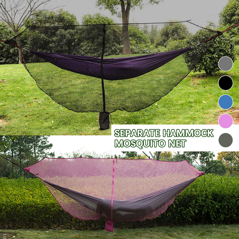 Outdoor Easy Setup Travel przenośna moskitiera hamakowa dla dwóch osób składana moskitiera (hamak nie wchodzi w skład zestawu)