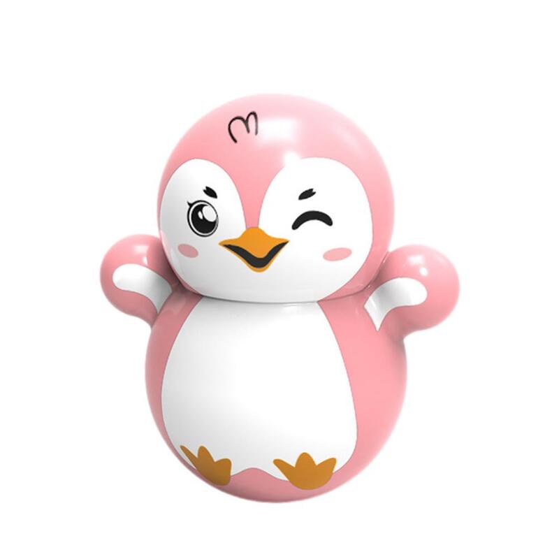 Tumbler ของเล่นเด็ก6ถึง12เดือนพัฒนาการ Toy Tummy Wobbler ของเล่น Penguin Tumbler Wobbler ของเล่นเด็กทารกสาวของขวัญ