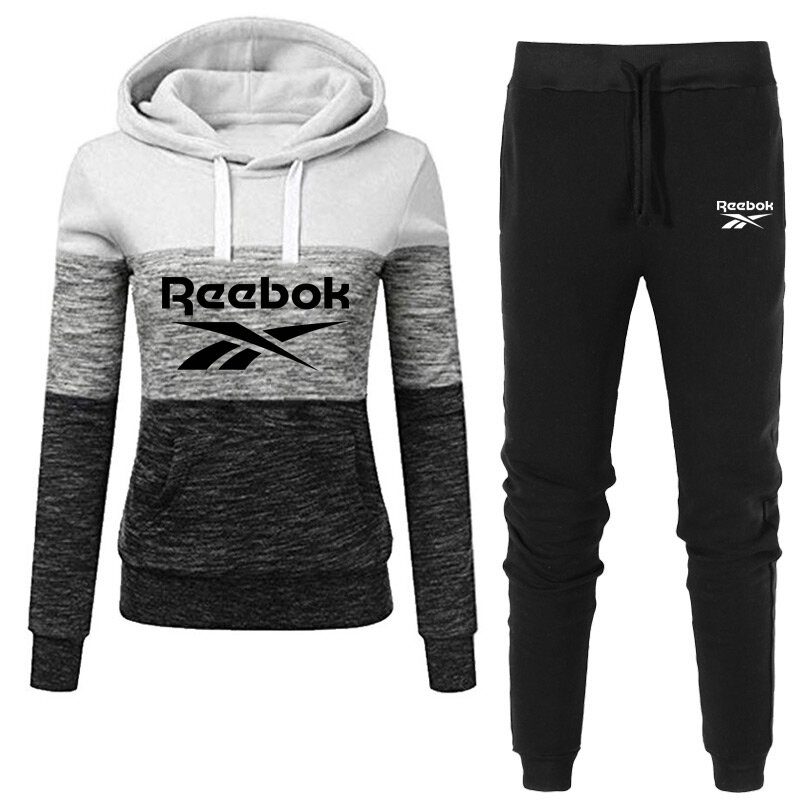 Outono inverno quente marca de duas peças conjuntos grosso hoodies agasalho masculino/feminino esportes fitness formação hoodies moletom