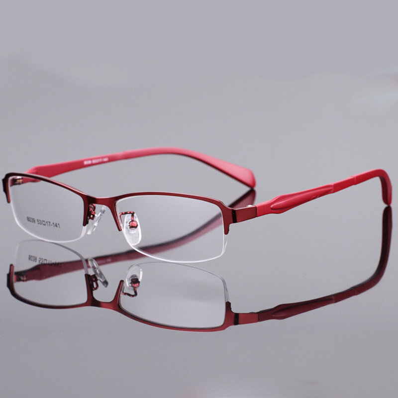 JIFANPAUL-Montura de gafas Unisex, montura de gafas de aleación sin marco, de media montura de gafas, Envío Gratis