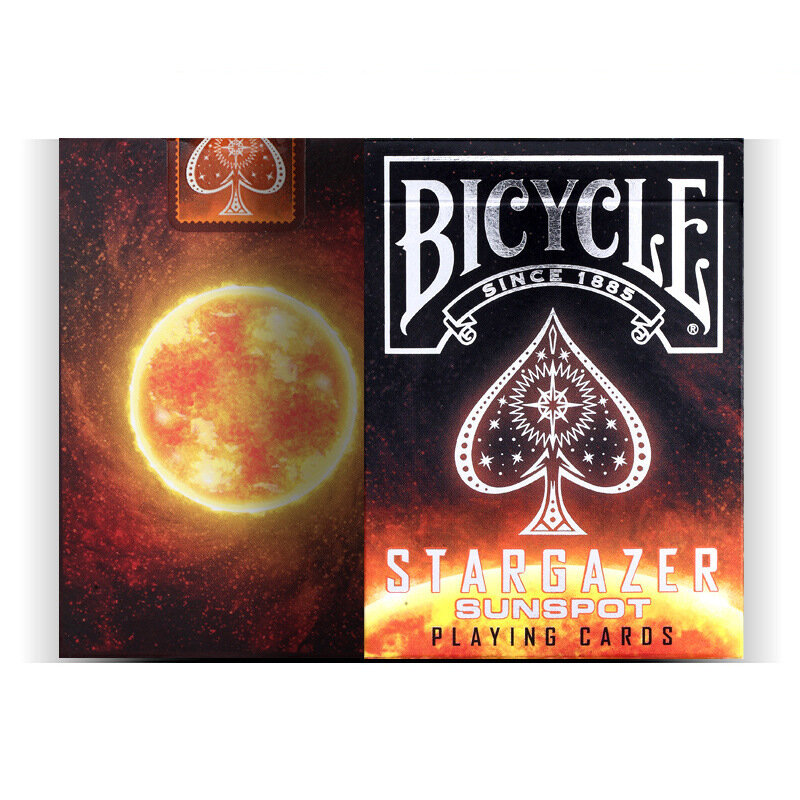 1 Pcs 자전거 스타 라이트 솔라 카드 일반 라이더 백 카드 매직 트릭 매직 소품 컬렉션 버전 데크