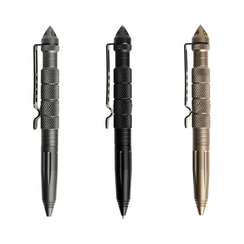 Tactische Pen Zelfverdediging Wapens Aluminium zestaw Verdediging Outdoor uniwersalny awaryjny Glasbreker narzędzie survivalowe