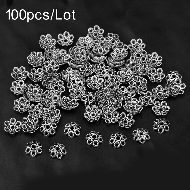 100 pièces de perles en forme de cône pour la fabrication de bijoux, accessoires de bricolage, 8mm-13mm