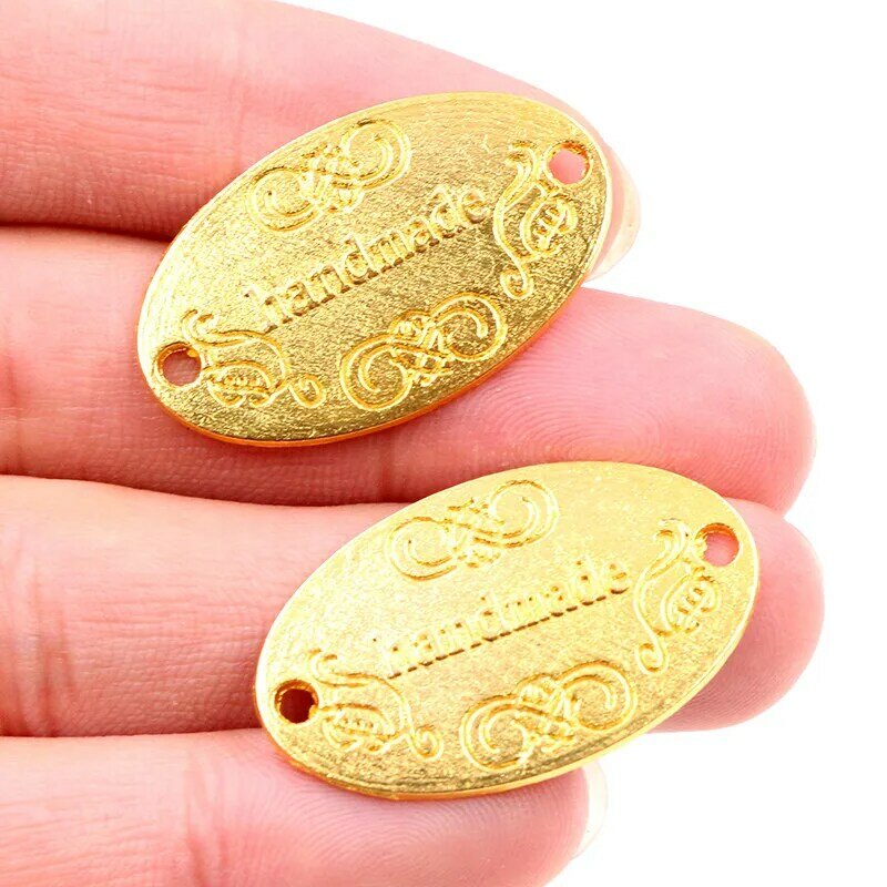 10pcs 31x19mm Handmade Charms Antique Bronze Gold Silver Plated Pendant fit,Vintage Tibetan DIY Handmade Jewelry Making Supplies
