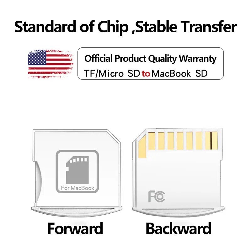 Ingelon microSD to SD 어댑터 Macbook Air 13 "및 MacBook Pro 15" 용 닌자 스텔스 드라이브 Retina Nifty MiniDrive Adapter