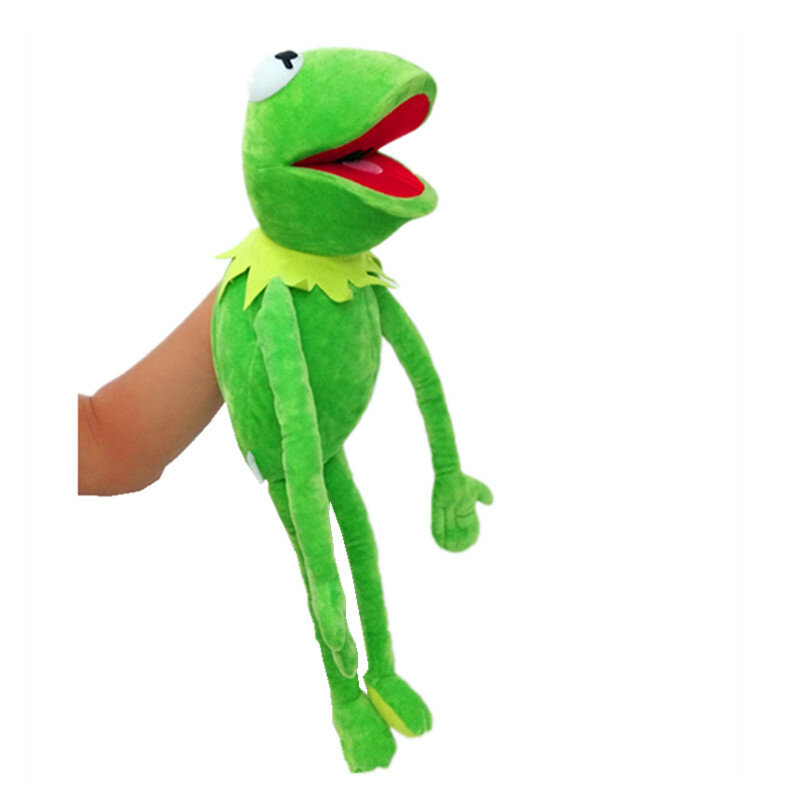 Disney  Sesame Street The Muppet Show 60cm Kermit frog Puppets plush toy doll stuffed toys A birthday present for your child