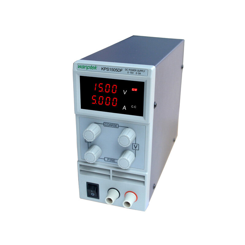 Hohe qualität KPS1505DF 15V5A 110 V-230 V 0,1 V/0.001A EU LED Digital Einstellbar Schalter DC Power versorgung mA display Schalter