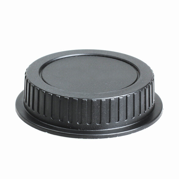Tapa de lente trasera de plástico para cámara Canon, cubierta antipolvo de repuesto para lente Canon EF ES-S EOS Series, accesorio de protección de montaje, color negro, 1 unidad