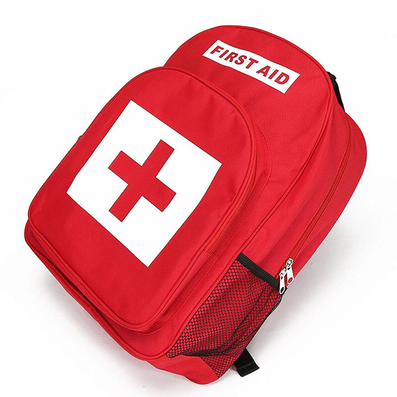 Leere Tasche Erste Hilfe Rucksack Outdoor Abenteuer Reise Klettern Kit Große Kapazität Rettungs Tasche für Notfall liefert