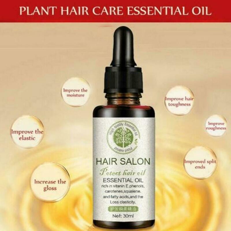 Produtos naturais do tratamento do cuidado do cabelo da erva do óleo essencial do soro do recrescimento do cabelo