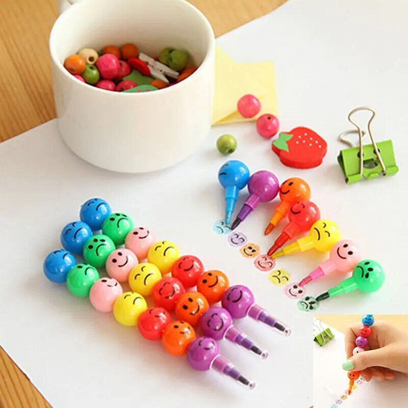 子供のための落書きペン,手工芸品,スクラップブヨン,砂糖でコーティングされたハンドル,学校用品,7色,10個