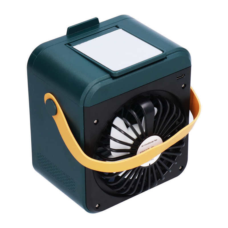 Ventilador de aire humidificador para mujer, aparato de ventilación con cabezal de vibración y reducción de ruido para oficina, escritorio y hogar