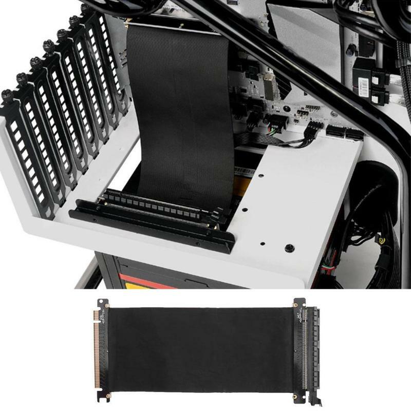 Card Chuyển Đổi PCI Express 16x Cáp Linh Hoạt Mở Rộng Thẻ Cổng Riser 1 Khe Cắm PCIe X16 Nâng Cho 1U 2U 3U máy Chủ IPC Khung Xe