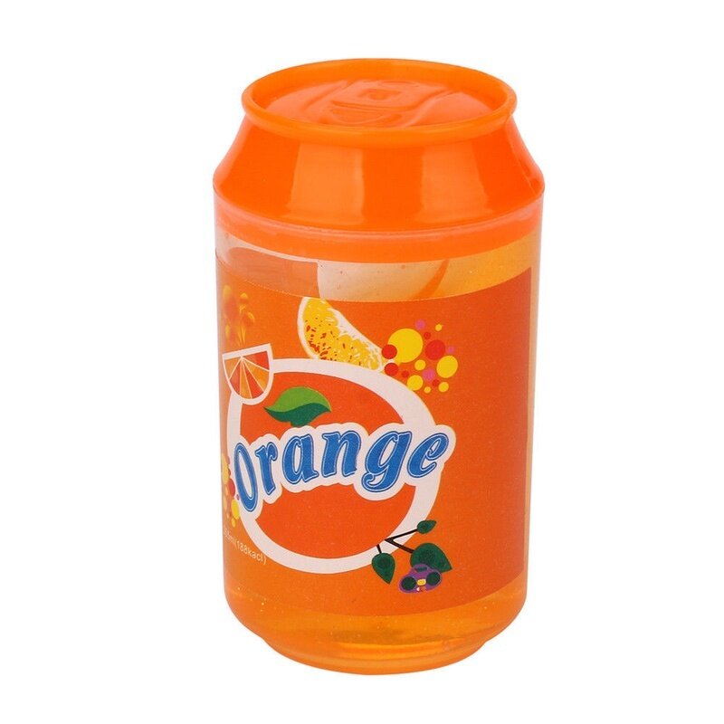6 cores sólidas latas flash pó claro scented stress alívio brinquedo lama argila lodo plasticina brinquedos para criança