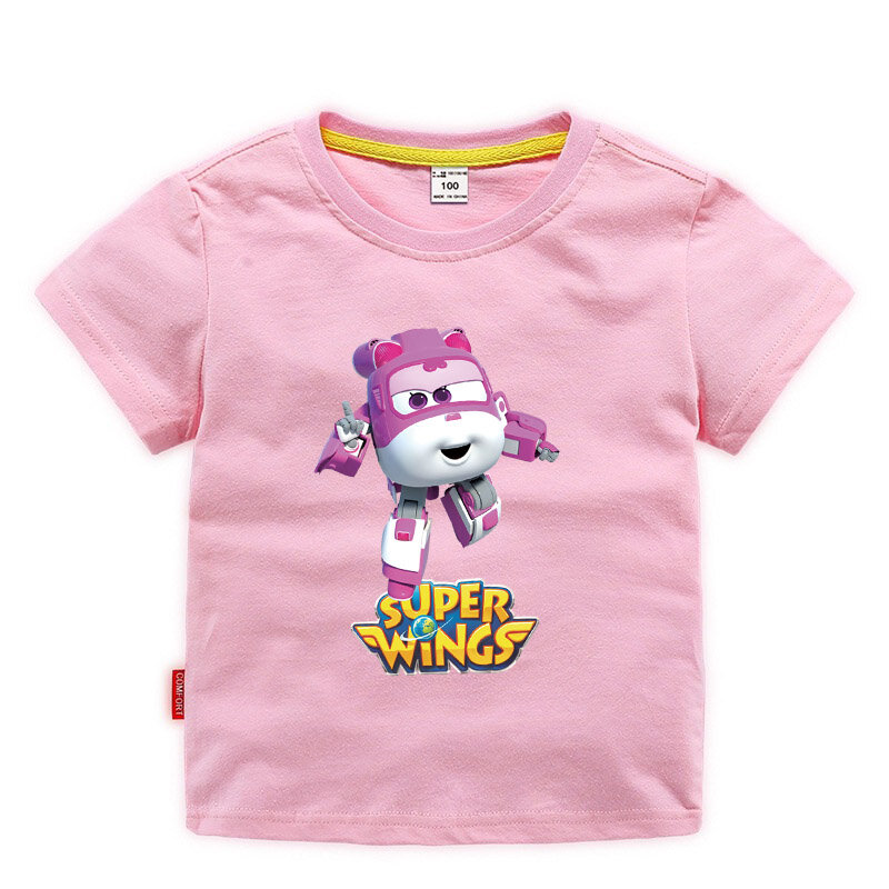 Camisa de algodão para bebês meninas, camiseta com estampa de desenho animado, design da moda, verão, 2021
