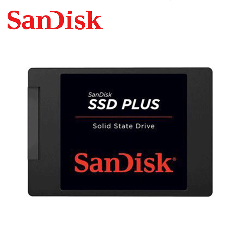 SanDisk SSD Plus 내장 솔리드 스테이트 하드 드라이브 디스크 SATAIII 2.5 480GB 240GB 120GB 1 테라바이트 노트북 노트북 솔리드 스테이트 디스크 SSD