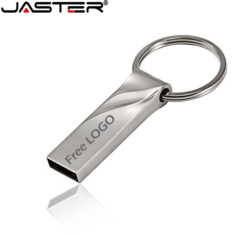 JASTER High speed Mini USB 2.0 flash drive Metal pen drive 4GB 8GB 16GB 32GB 64GB Pendrives waterproof USB stick memory stick