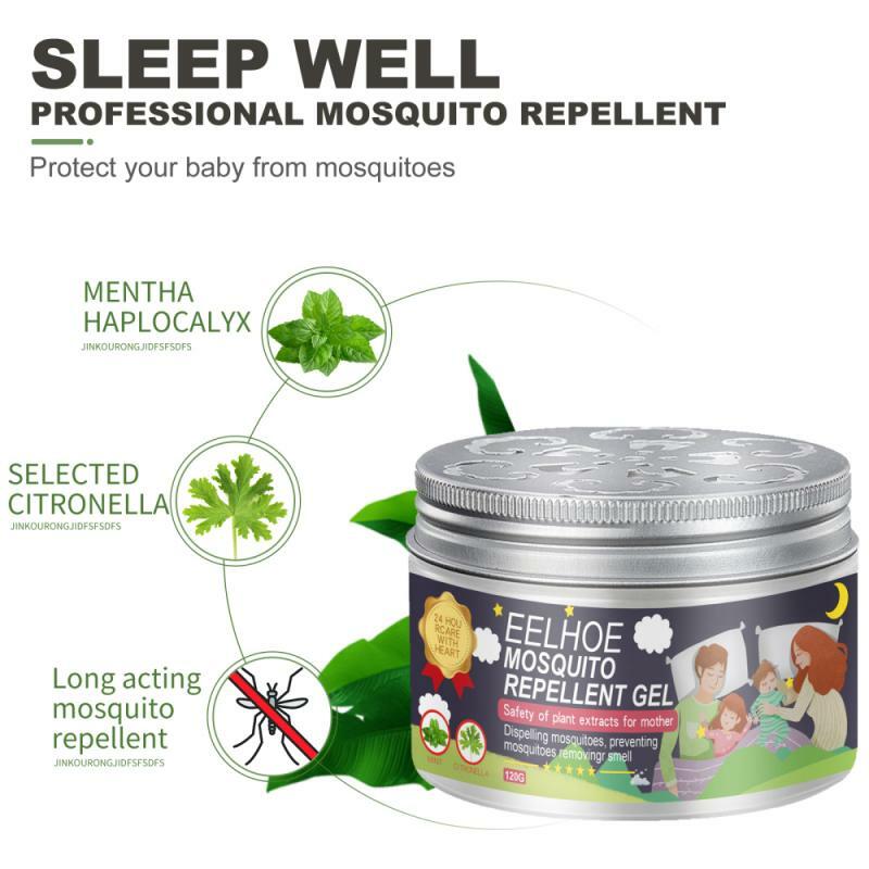 Available For Pregnant Children Natural Mosquito Repellent Scented Gel Protection Pure Citronella Anti-Insect Mosquito Tool