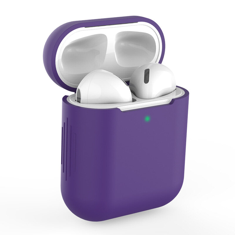 Untuk Airpods2 Headset Nirkabel Kompatibel dengan Bluetooth untuk AirPods Aksesori Penutup Casing Pelindung Kotak Pengisi Daya Cangkang Antijatuh
