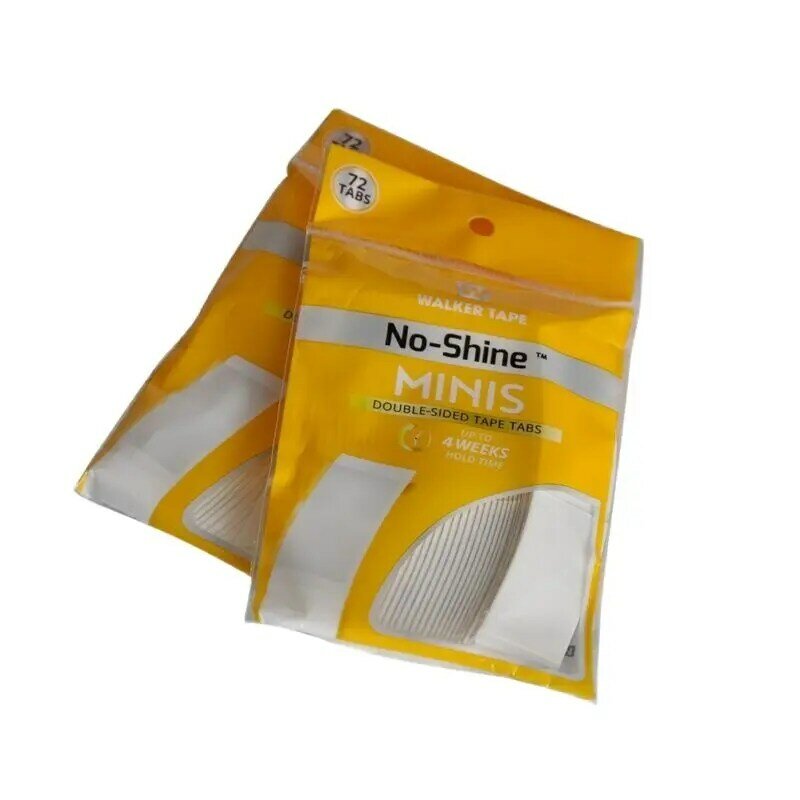 Mini cinta adhesiva de doble cara sin brillo, cinta adhesiva para peluca de encaje/tupé, hasta 4 semanas, 36 unids/lote