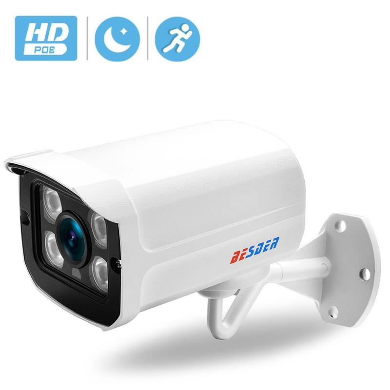 Besder-câmera de segurança externa, de metal, à prova d'água, 720p, 960p, 1080p, cctv, 4 peças