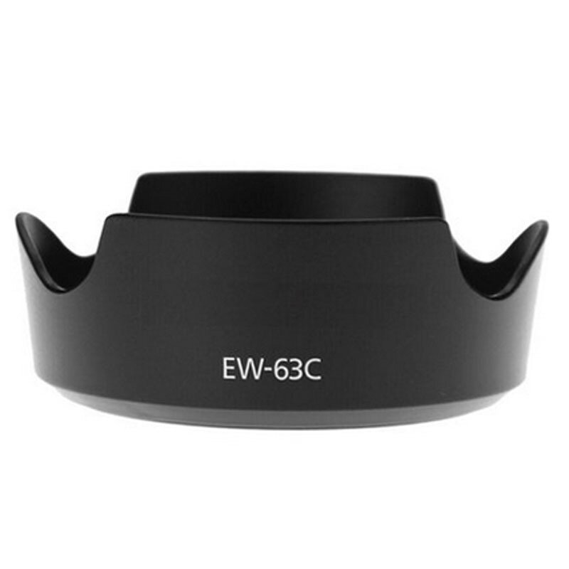 شحن مجاني عدسة هود EW-63C EW63C لكانون EF-S 18-55 مللي متر f/3.5-5.6 IS STM عدسة الكاميرا هود عدسة بروتور EW 63c